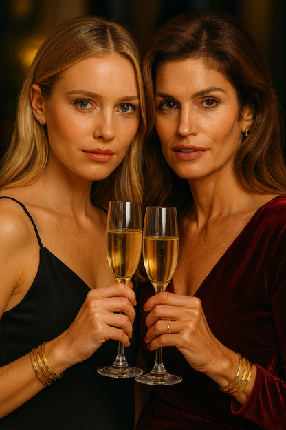 3pcs 18k gold plated stainless steel four leaf clover bracelets for party and daily wear inlaid cubic zirconia suitable for gifts for girls women friends weddings birthdays Valentine's Day (3-pieces)